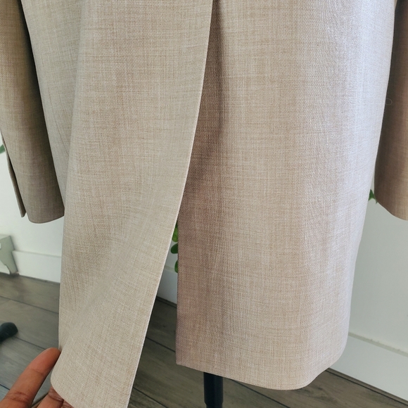 BABATON | Aritzia Heather Oat Beige Agency Blazer (Size M) - Picture 10 of 13